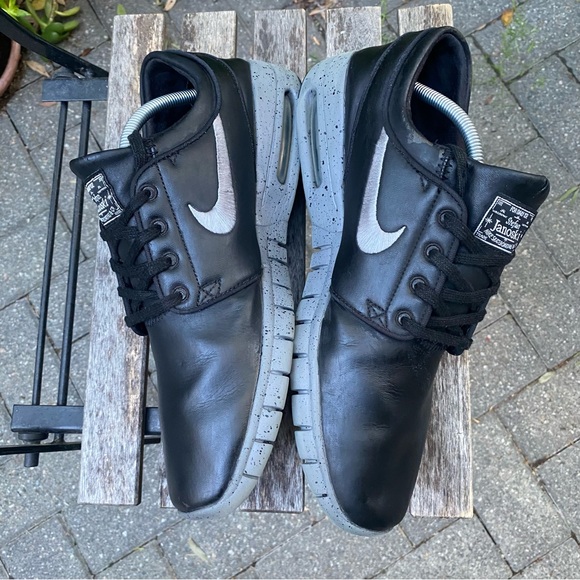 Nike Stefan Janoski Max NYC Edition Men's Size 11.5 Black Leather 749678-001 - Picture 12 of 15